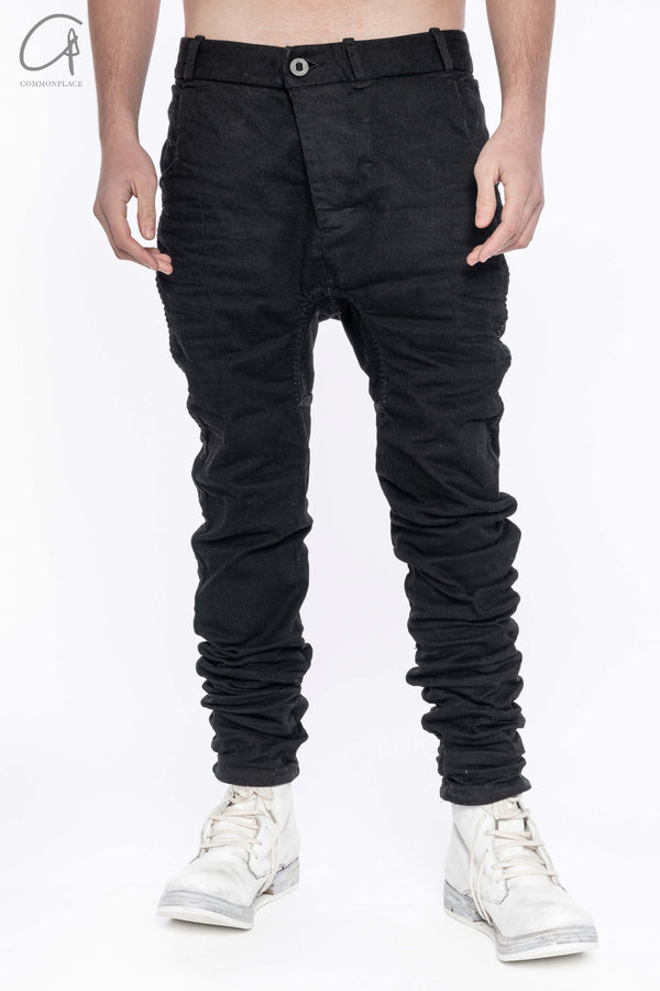 BORIS BIDJAN SABERI Pleated Trousers P14 SF F1603K Black